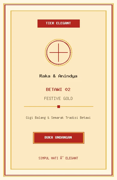 Betawi Festive Gold (Betawi 02)