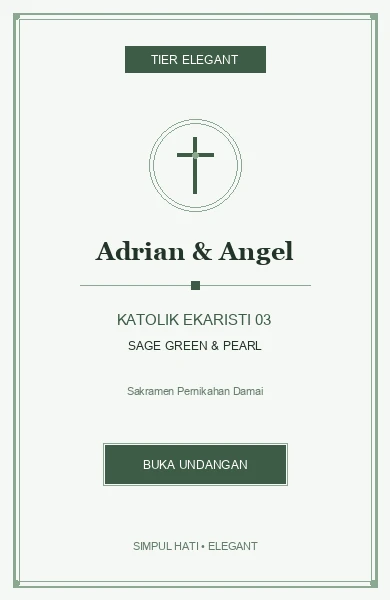 Katolik Ekaristi Sage Green (Katolik 03)